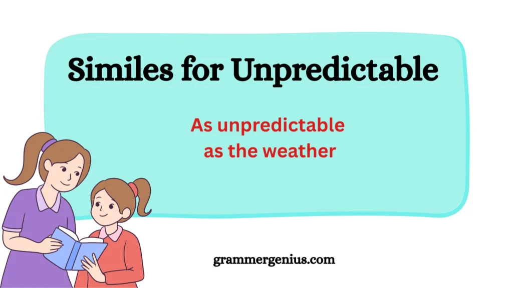 Similes for Unpredictable Examples