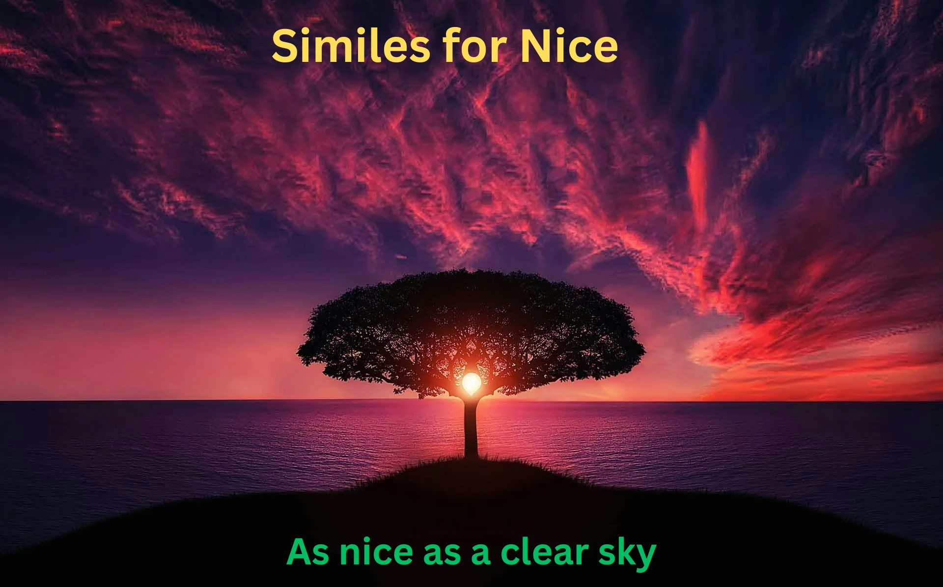 Similes for Nice with Meaning and Examples