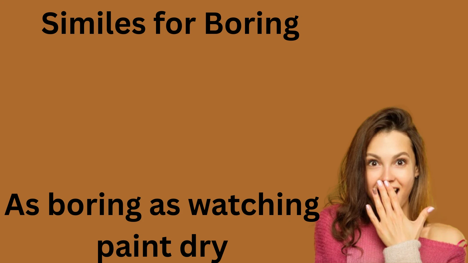 similes-for-boring with meaning and examples