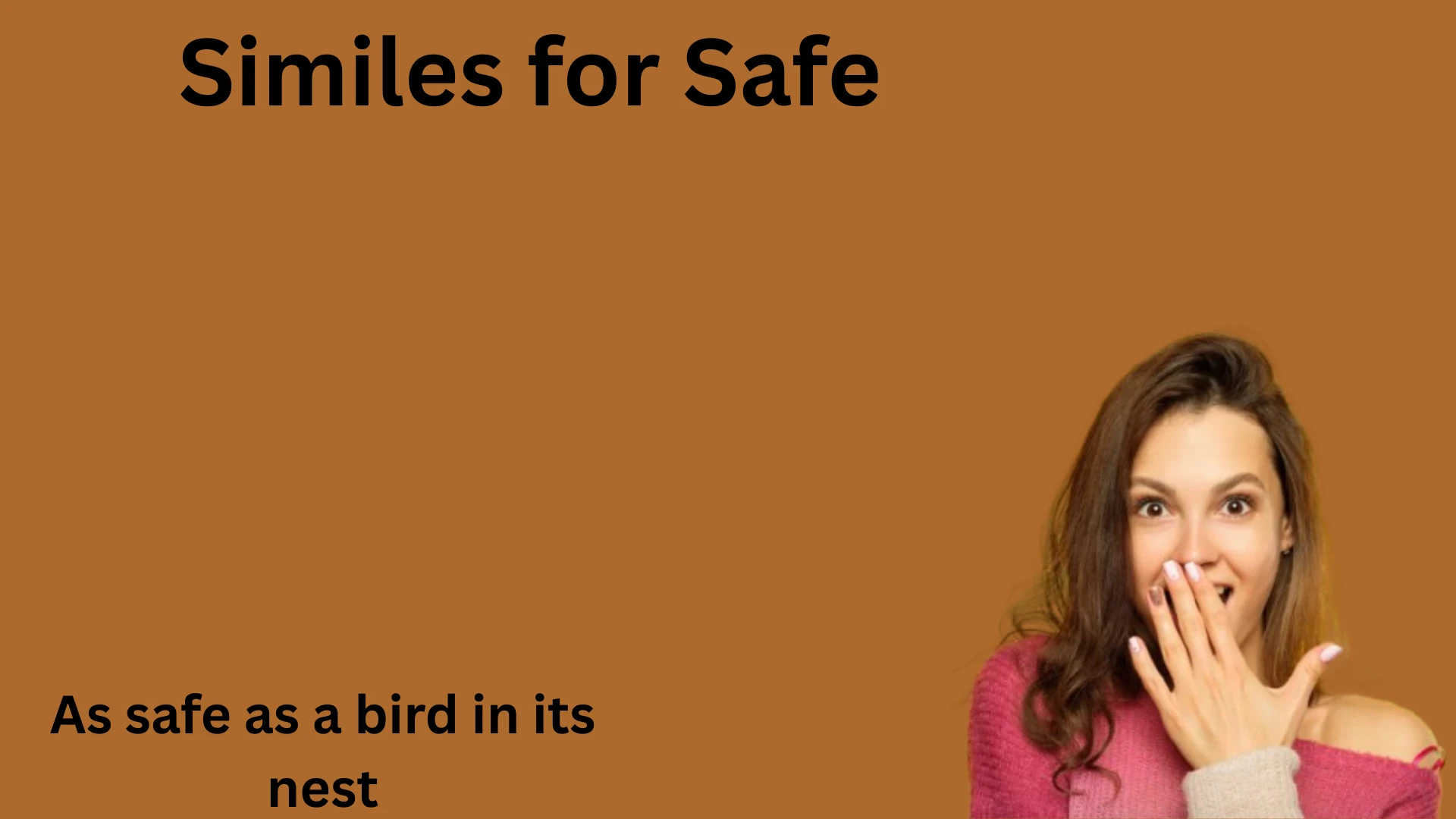 Similes for Safe with Meanings and Examples