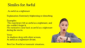 Similes for Awful