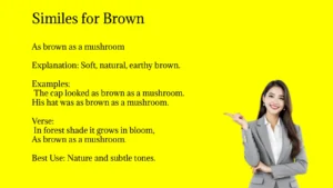 Similes for Brown