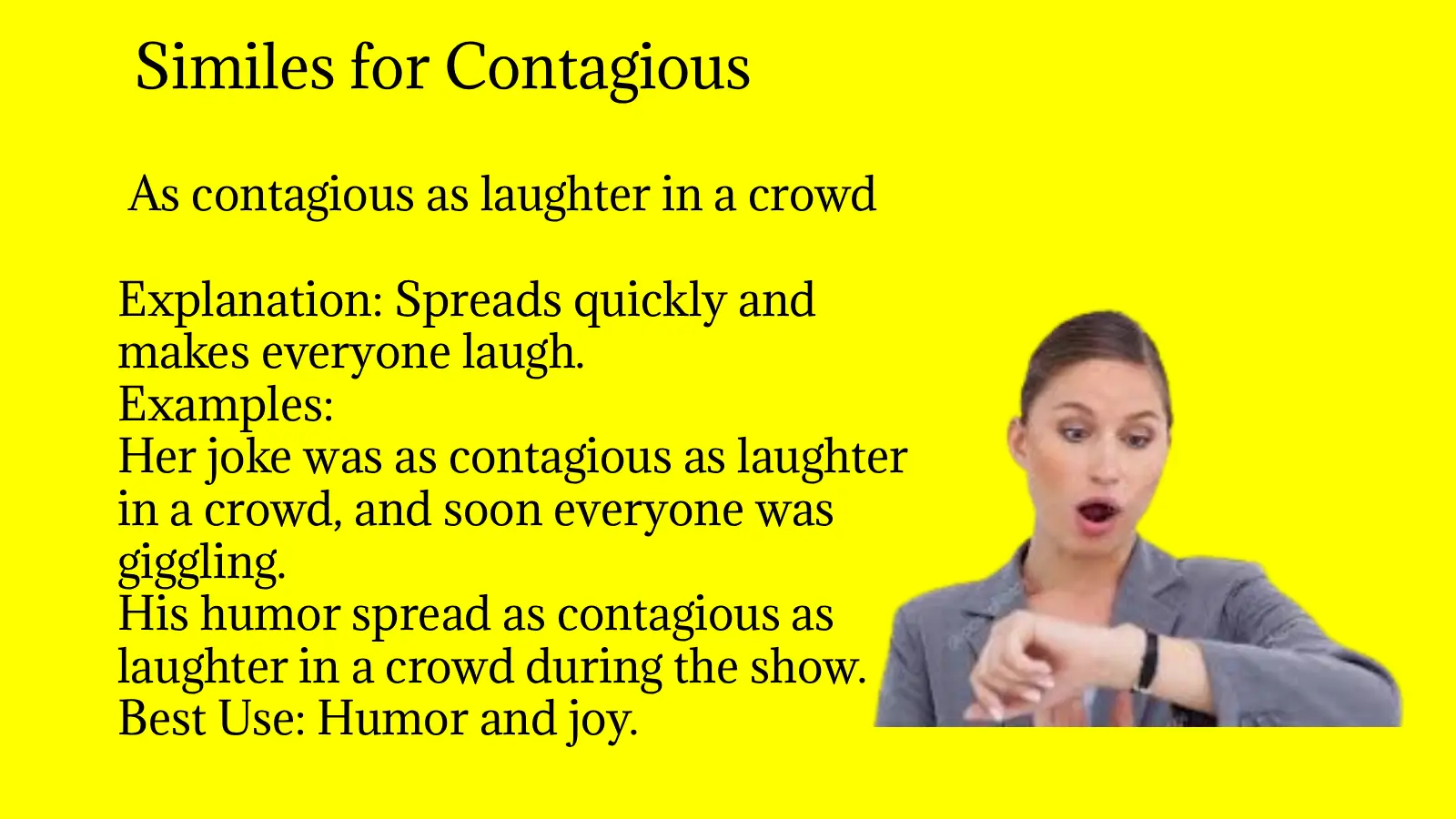 Similes for Contagious