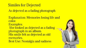 Similes for Dejected