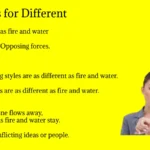 Similes for Different