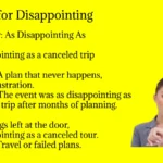 Similes for Disappointing