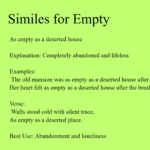 Similes for Empty