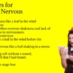Similes for Being Nervous