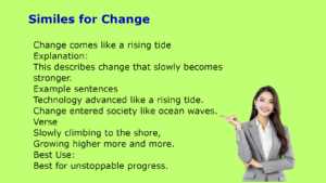 Similes for Change