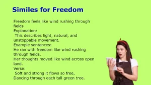 Similes for Freedom