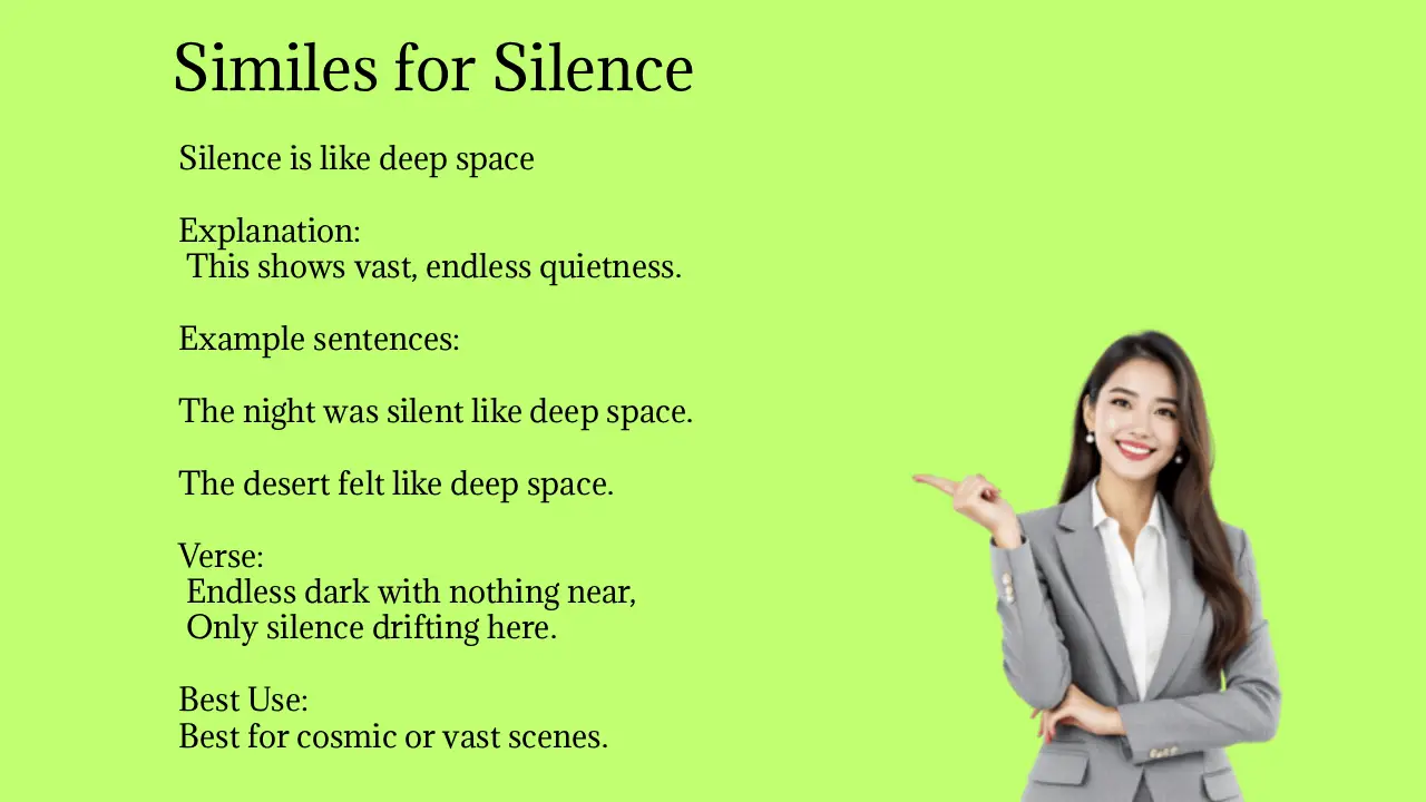 Similes for Silence
