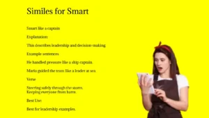 Similes for Smart