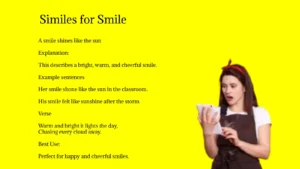 Similes for Smile