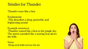 Similes for Thunder