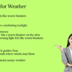 Similes for Weather
