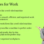 Similes for Work