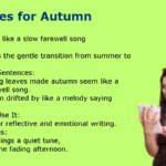 Similes for Autumn Examples