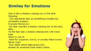 Similes for Emotions Examples 2026