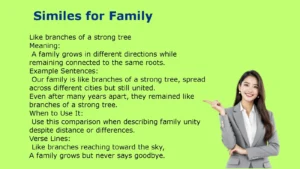 Similes for Family Examples