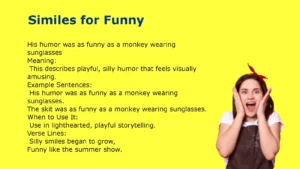 Similes for Funny Examples