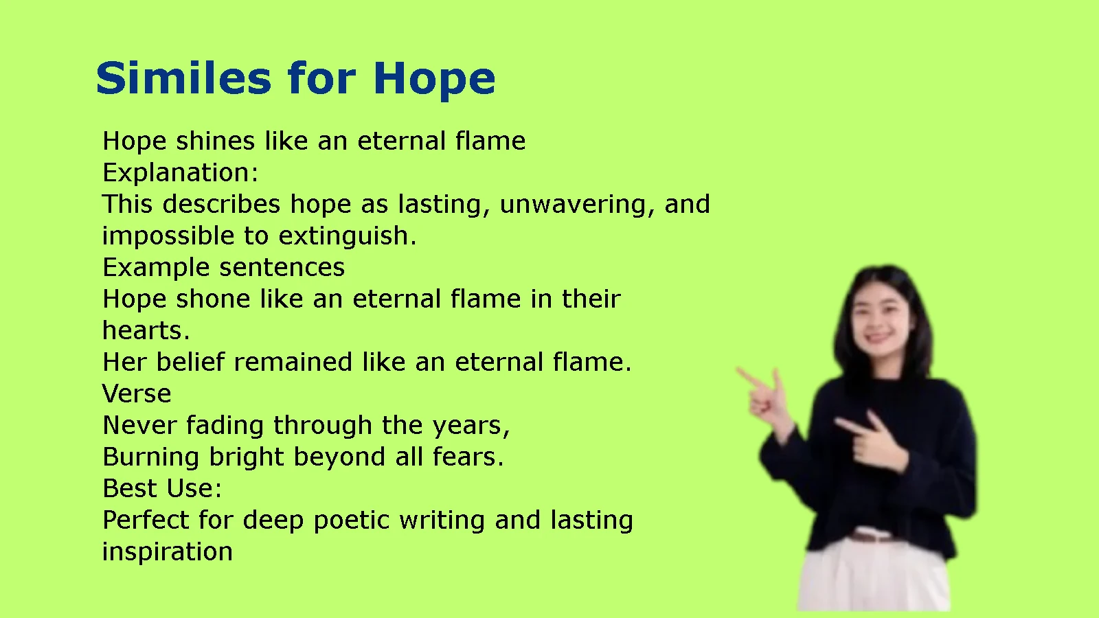 Similes for Hope