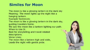 Similes for Moon in Literature and Everyday Language