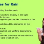 Similes for Rain Examples