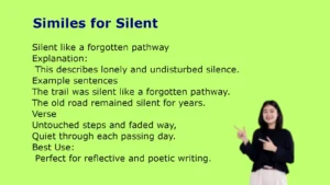 Similes for Silent