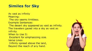 Best Similes for Sky with Clear Meanings and Usage