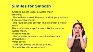Similes for Smooth Examples