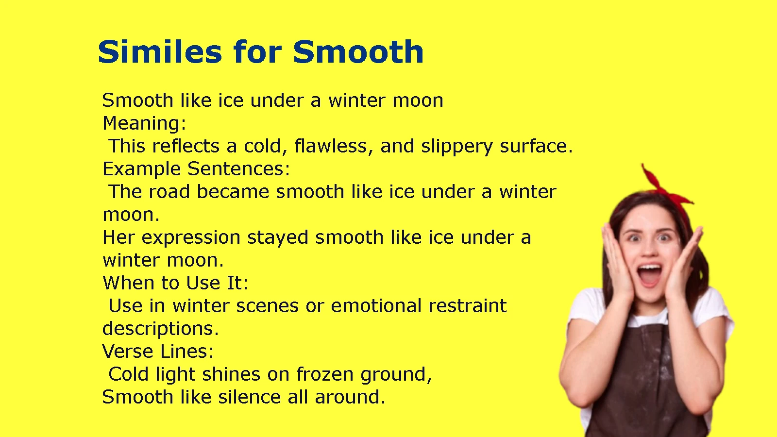 Similes for Smooth Examples