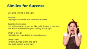 Similes for Success Examples