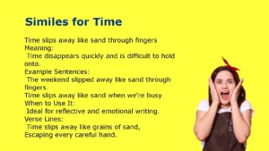 Similes for Time (Creative Examples and Meanings)