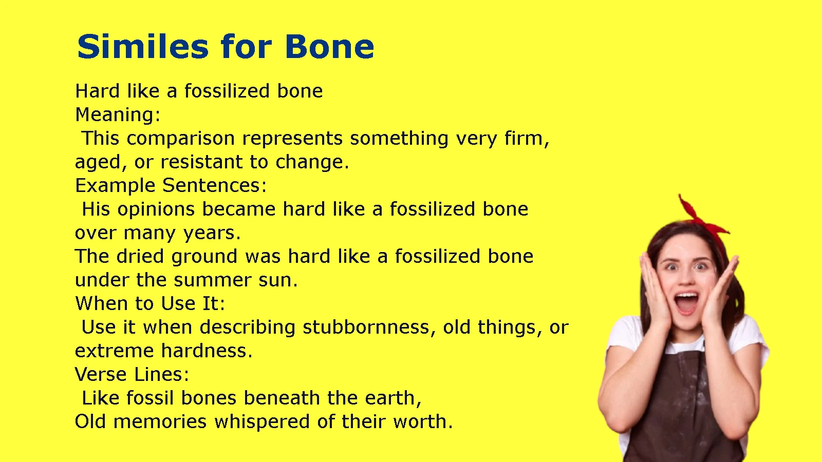 Similes for Bone: A Complete Guide with Examples