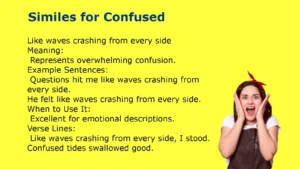How to Use Similes for Confused in Writing