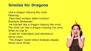 Similes for Dragons to Inspire Creative Writing
