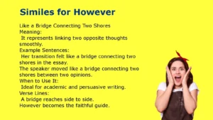 Unique Similes for However with Examples