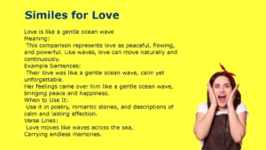 Similes for Love with Meaning and Examples