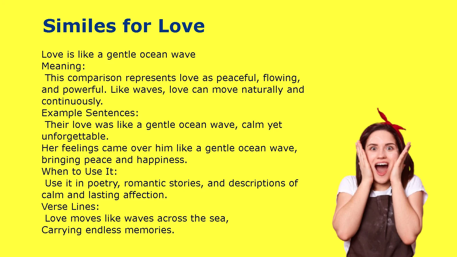 Similes for Love with Meaning and Examples
