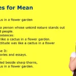 Similes for Mean to Improve Writing