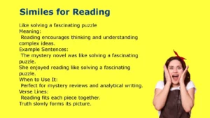 Similes for Reading