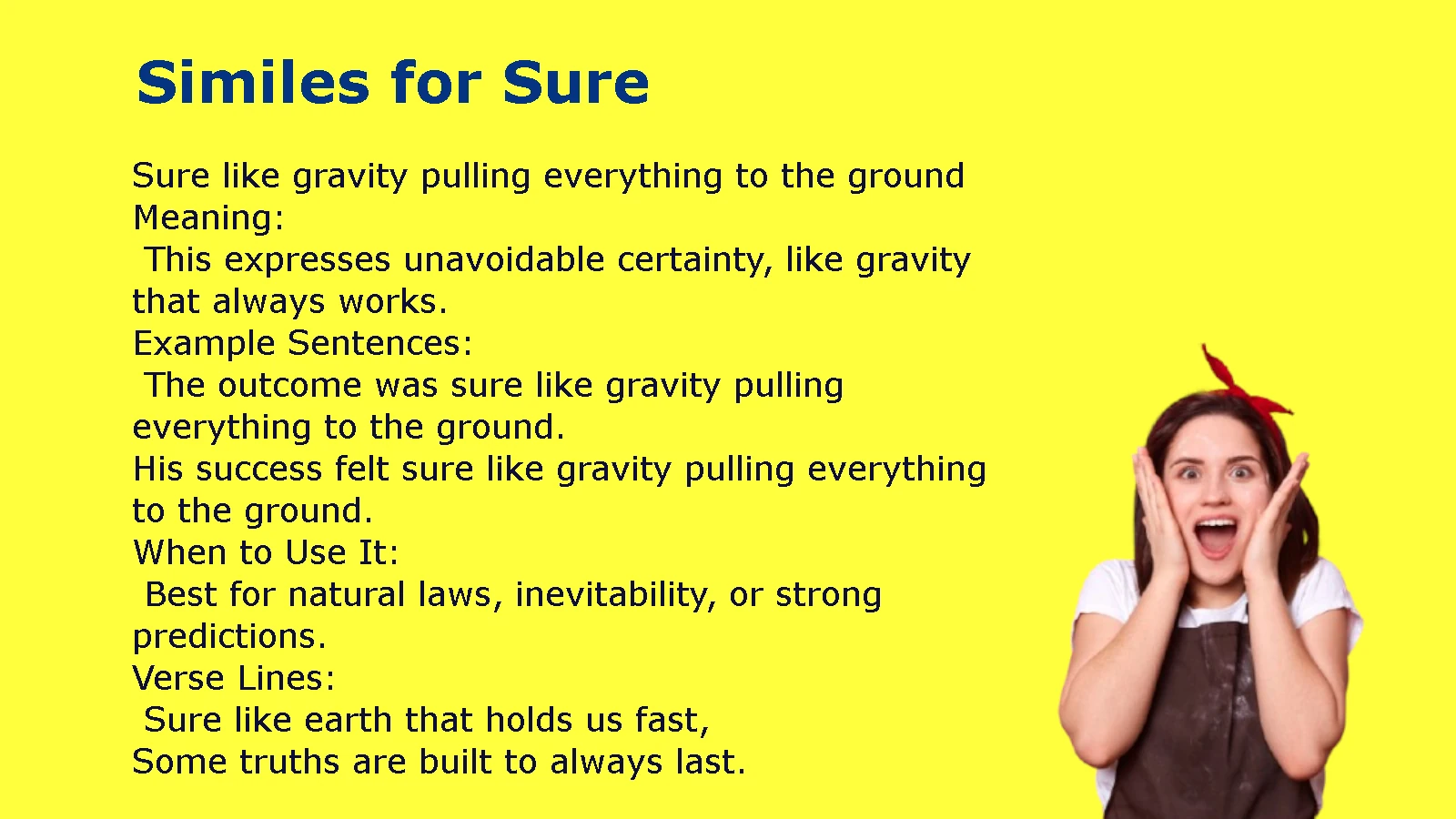 Similes for Sure That Bring Words to Life