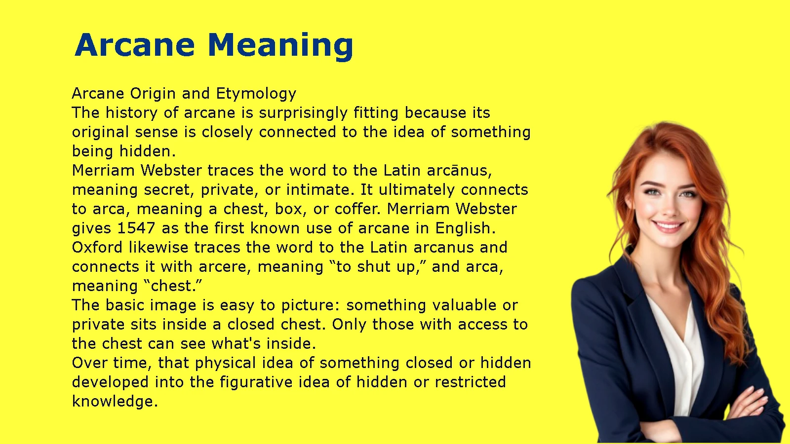 Arcane Meaning