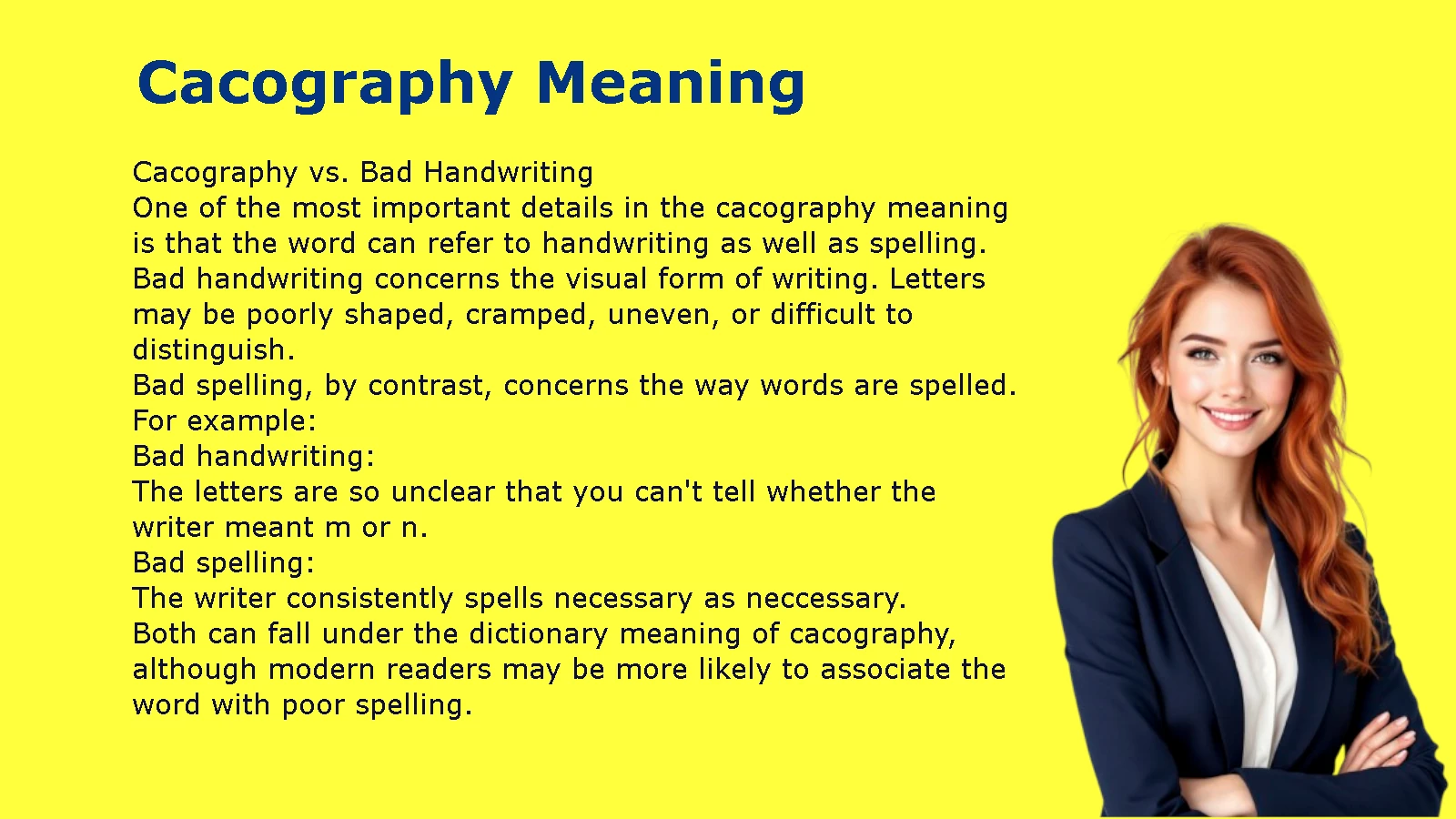 Cacography Meaning