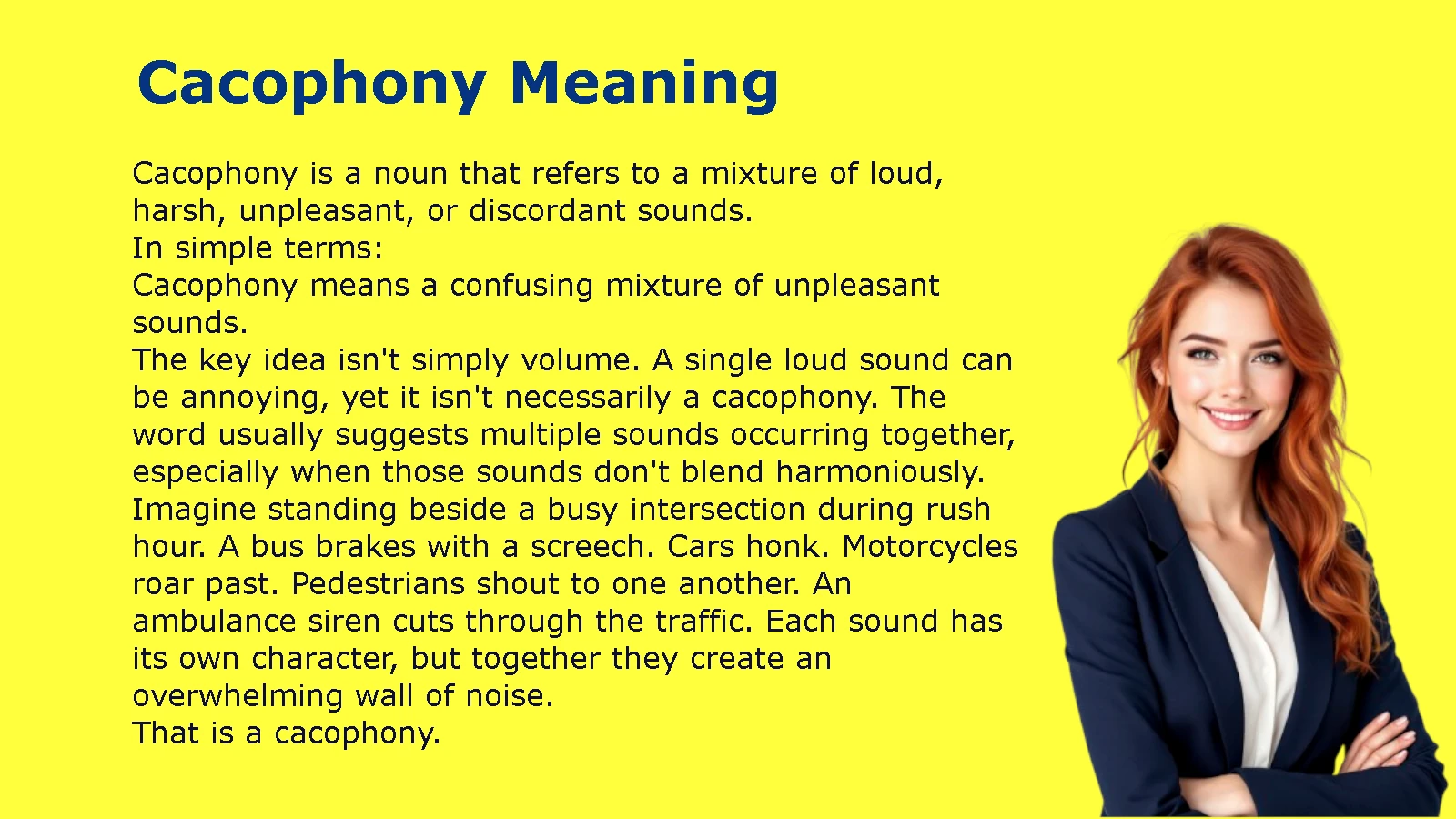 Cacophony Meaning