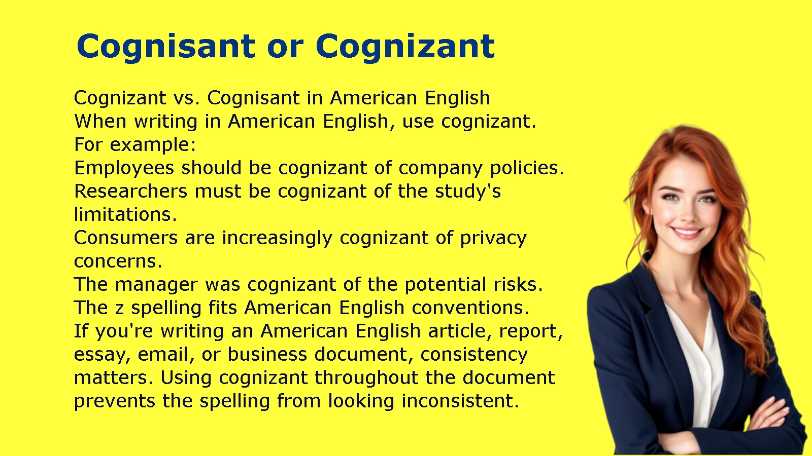 Cognisant or Cognizant