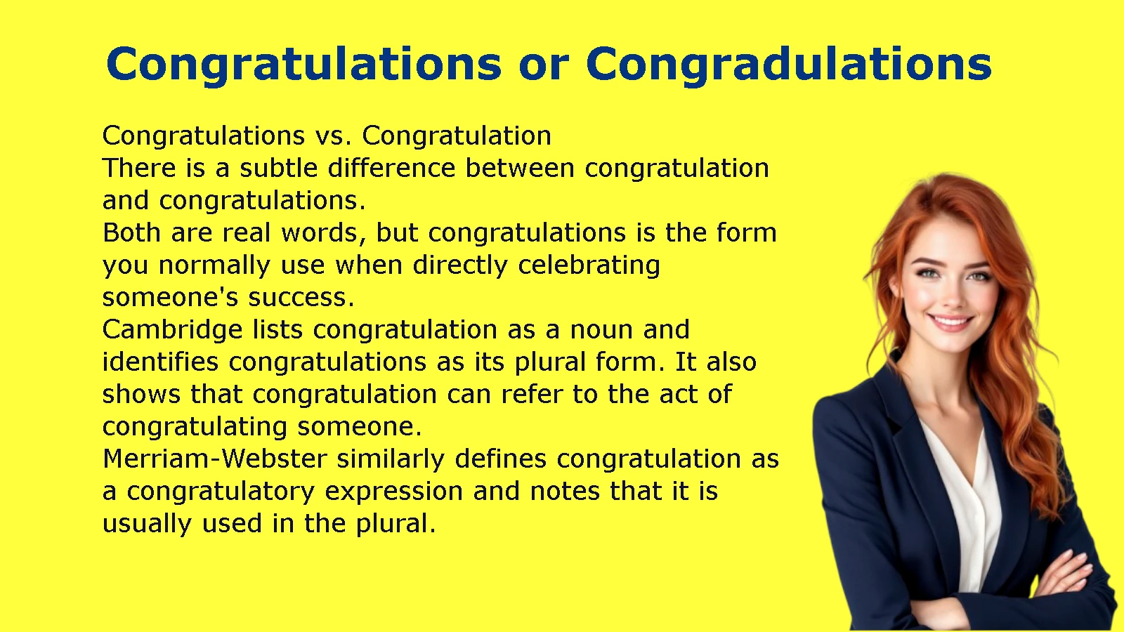 Congratulations or Congradulations
