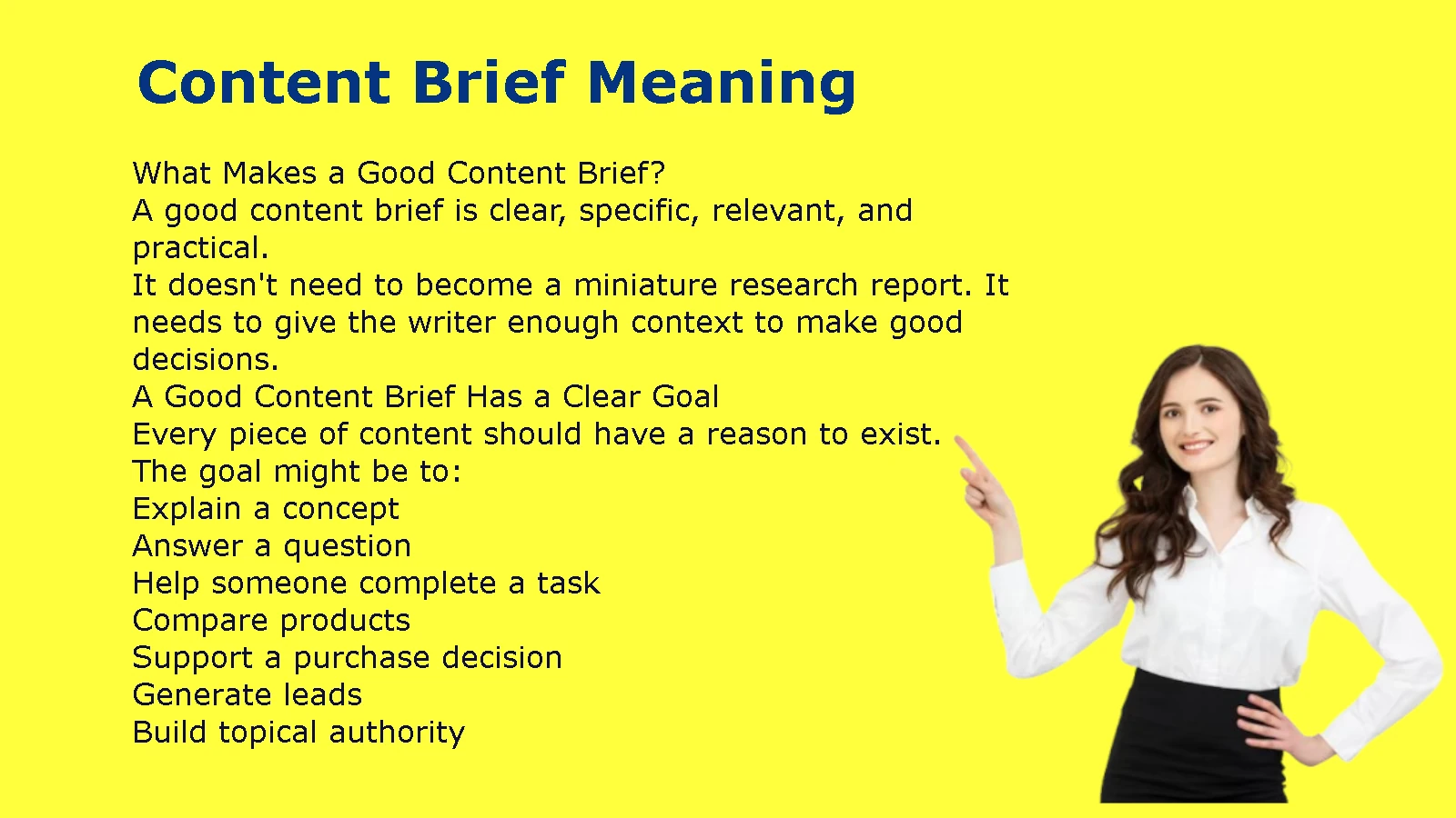 Content Brief Meaning