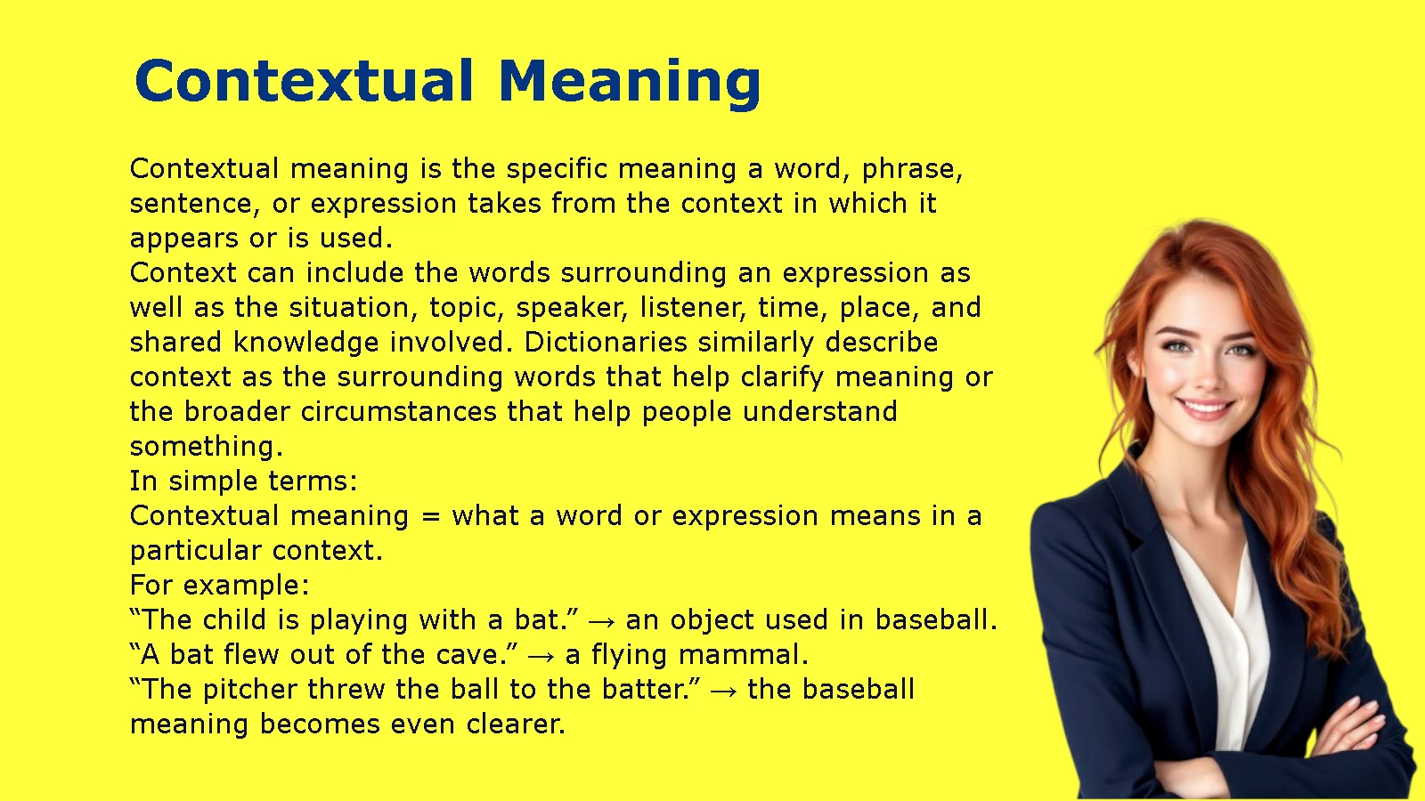 Contextual Meaning