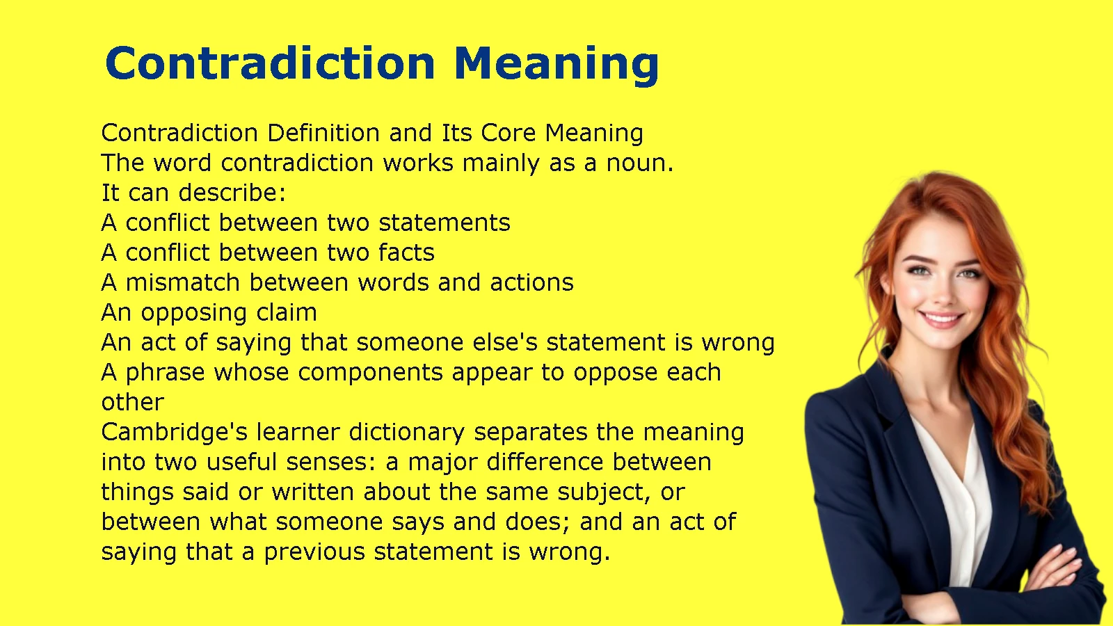Contradiction Meaning